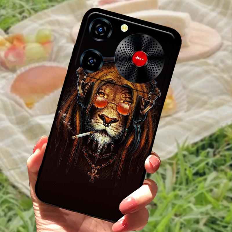 For ZTE Nubia Music Case Shockproof TPU Silicon Black Bumper Cover For ZTE Nubia Music Phone Cases Cute Back Cover Fundas Capa