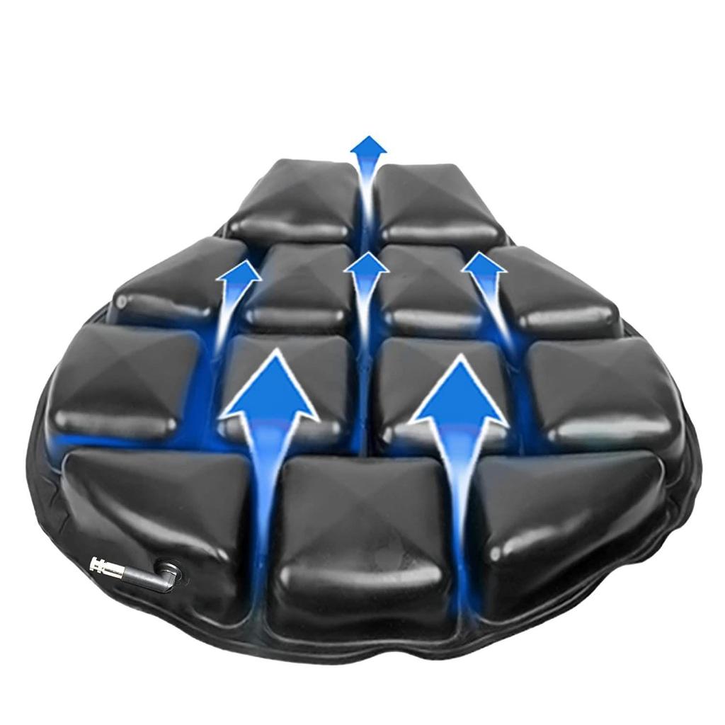 Inflatable Air Seat Cushion | Breathable Mesh Cover & Non-Skid Bottom | Ideal for Medical, Office, Home, Motorcycle