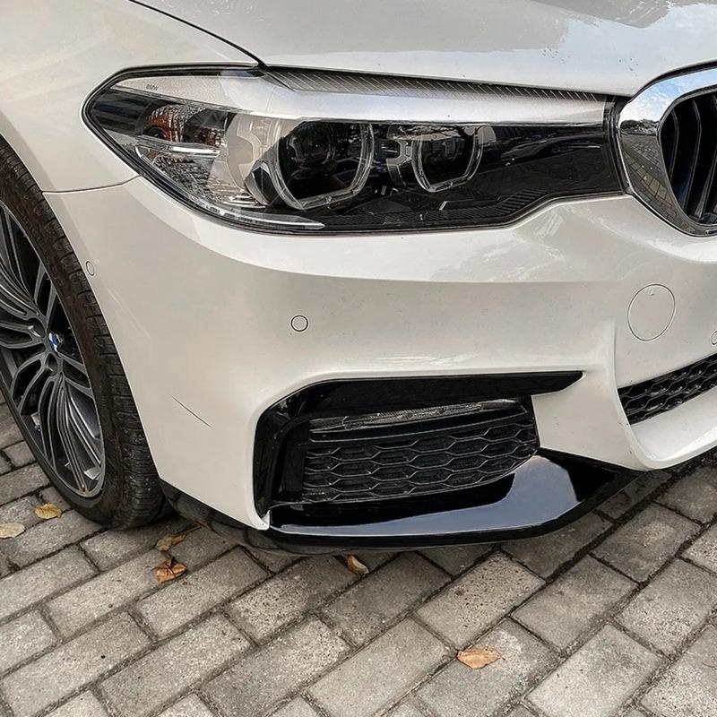 Pair Front Bumper Lip Splitter For BMW 5 Series G30 G31 G38 520i 525i 530i 540i M Sport 2017-2020 Car Spoiler Diffuser Cover