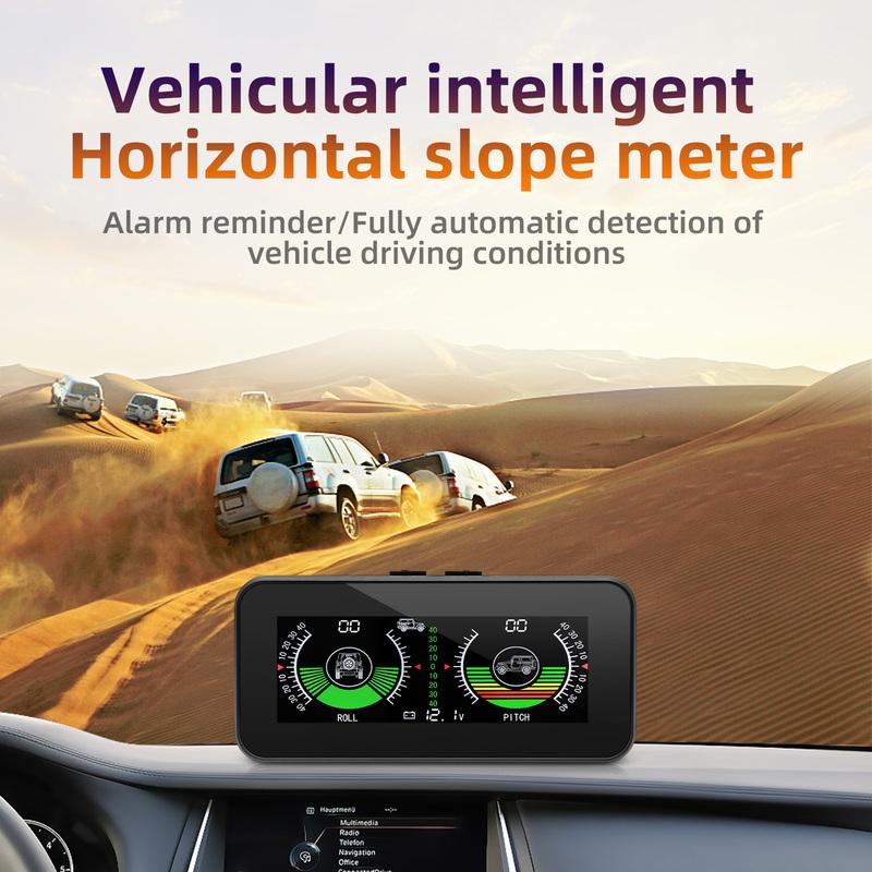 New M50 Slope Meter Display GPS+BDS Dual System Head Up Display M60 HUD Intelligent Inclinometer Off-road 4X4 Car HUD