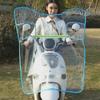 Transparent Wind and Rainproof Cover for Electric Cars, Motorcycles, and Pedal Bicycles