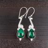 Original Malachite Gemstone 925 Sterling Silver Artisan Jewelry Earrings 2.10" EE-37-27