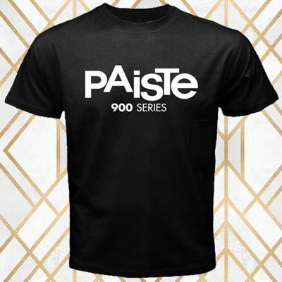 Paiste Symbal Music Equip T Company Logo Черная футболка унисекс