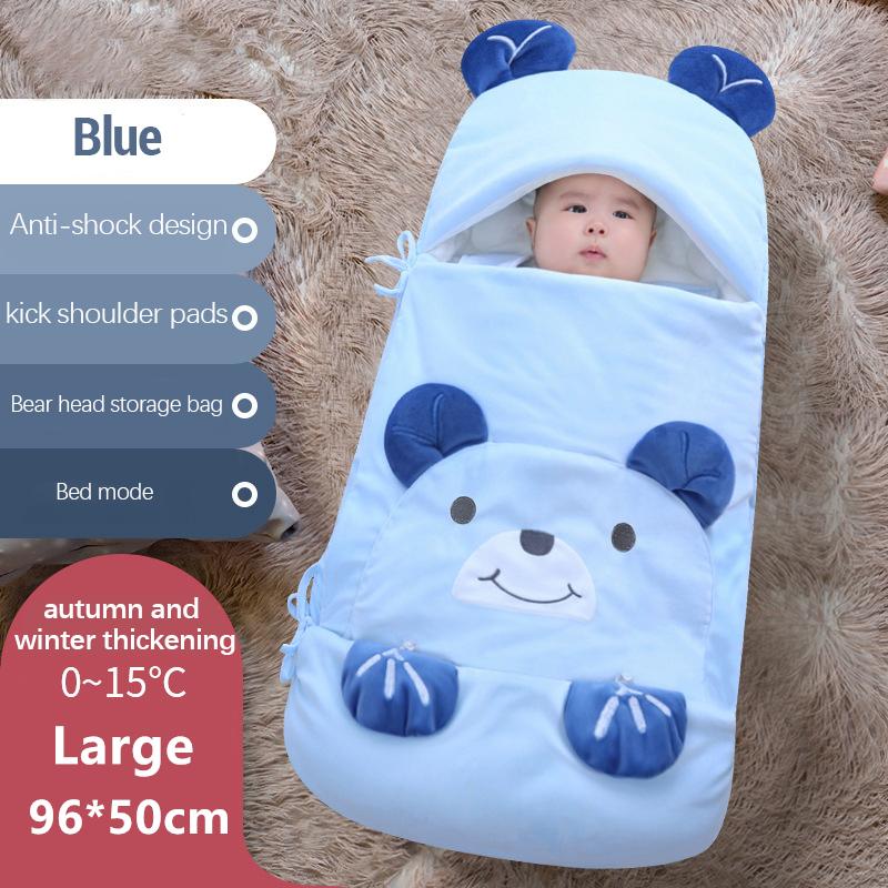 Многофункциональные детские спальные мешки-конверты для новорожденных, зимняя пеленка для новорожденных, спальные мешки для коляски 96*50 см, дорожная кроватка, детская кроватка