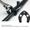 Black Hydraulic Cylinder Wrench Adjustable Pin Spanner  Hydraulic System Repair