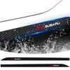 2pcs Carbon Car Door Side Skirt Sill Stripe Sticker Decals Styling For WRX STI Forester Tribeca Levorg Impreza XV Outback