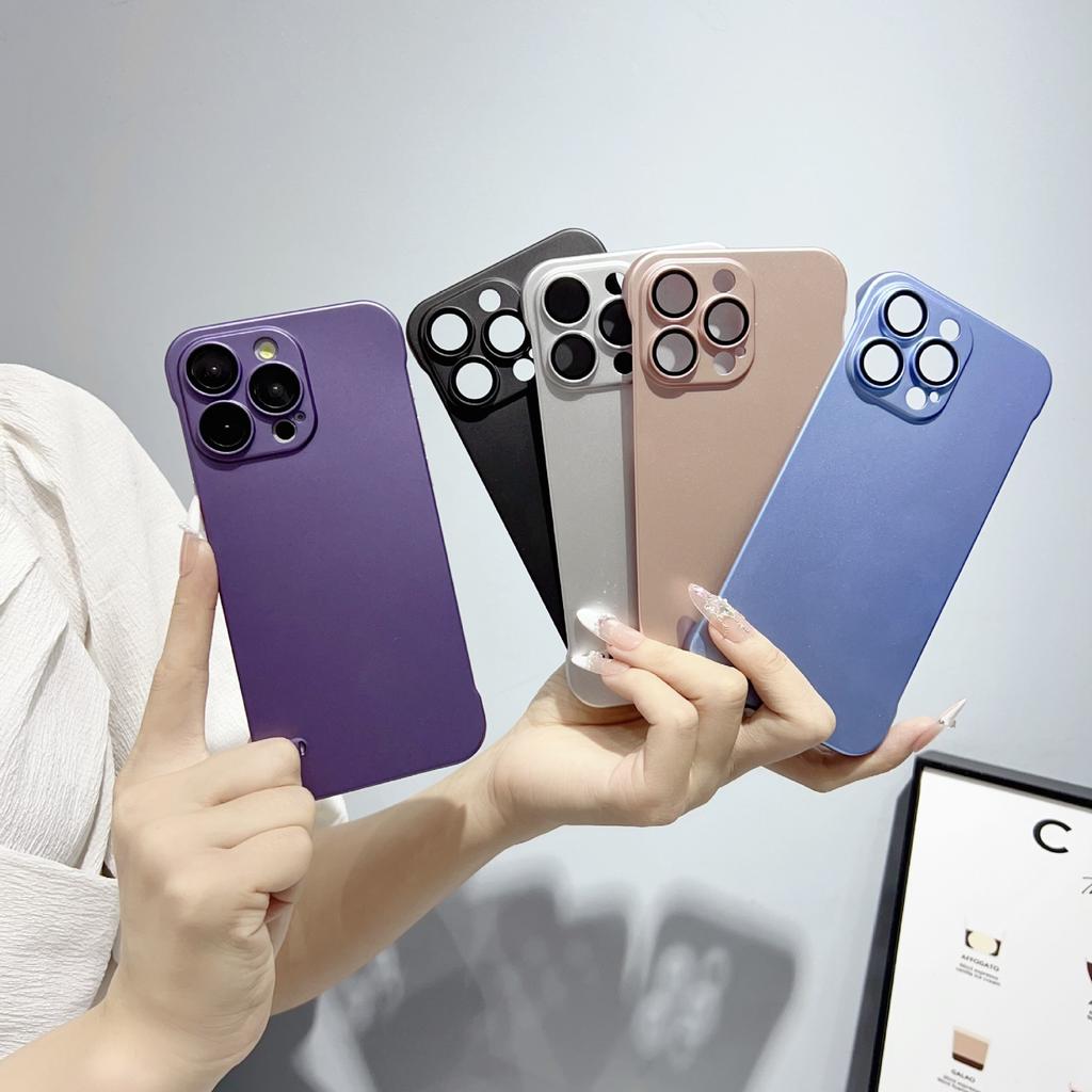 Applicable To IPhone 15 Mobile Phone Case Matte Frameless Apple 16 Promax Protective Case 14/13 Anti-fingerprint