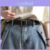 Stylish Pu Womens Belt No Hole Design Chic Retro Fashionable Waist Belt