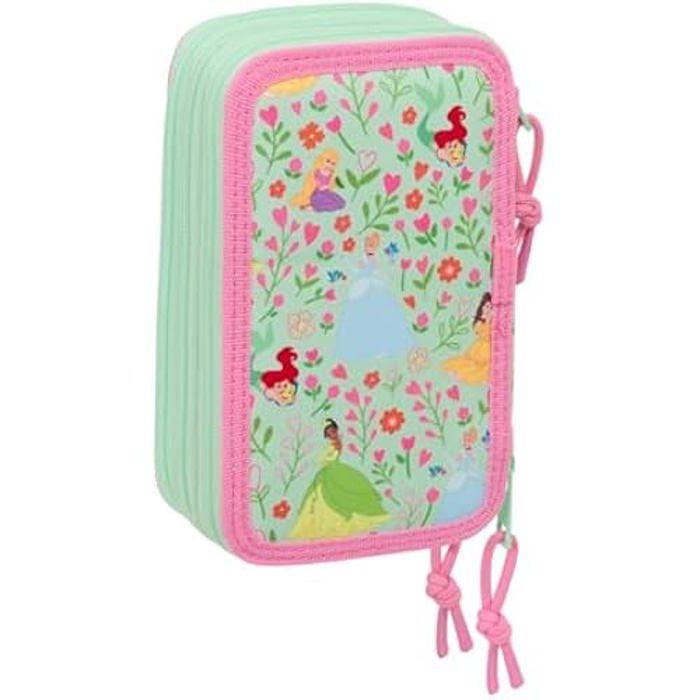 School Pencil Case - SAFTA - Disney Princesses Bloom - 37 Tools - Multicolor - Children 5-14 Years