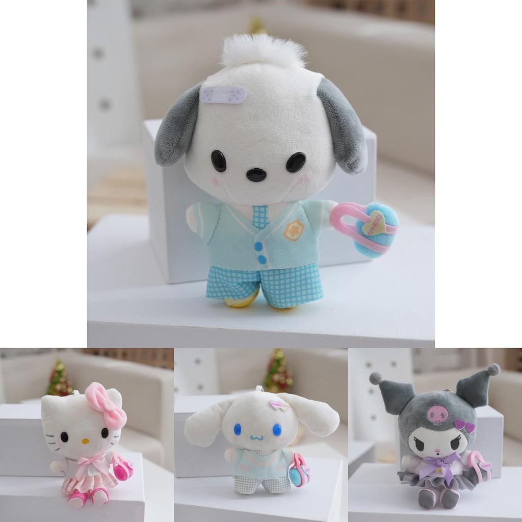 Adorable Sanrio Plush Keychain Featuring Cinnamonroll Kuromi And My Melody For Stylish Accessories