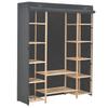 Wardrobe Gray 135 x 40 x 170 cm Fabric