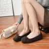 Мать винограда весна новый бант квадратный носок мелкий вырез одинарные туфли женские 2025 корейская версия мягкая поверхность плоские повседневные туфли женские