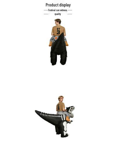 Надувной костюм Тираннозавра Рекса для Хэллоуина, Косплея и Ролевых Игр