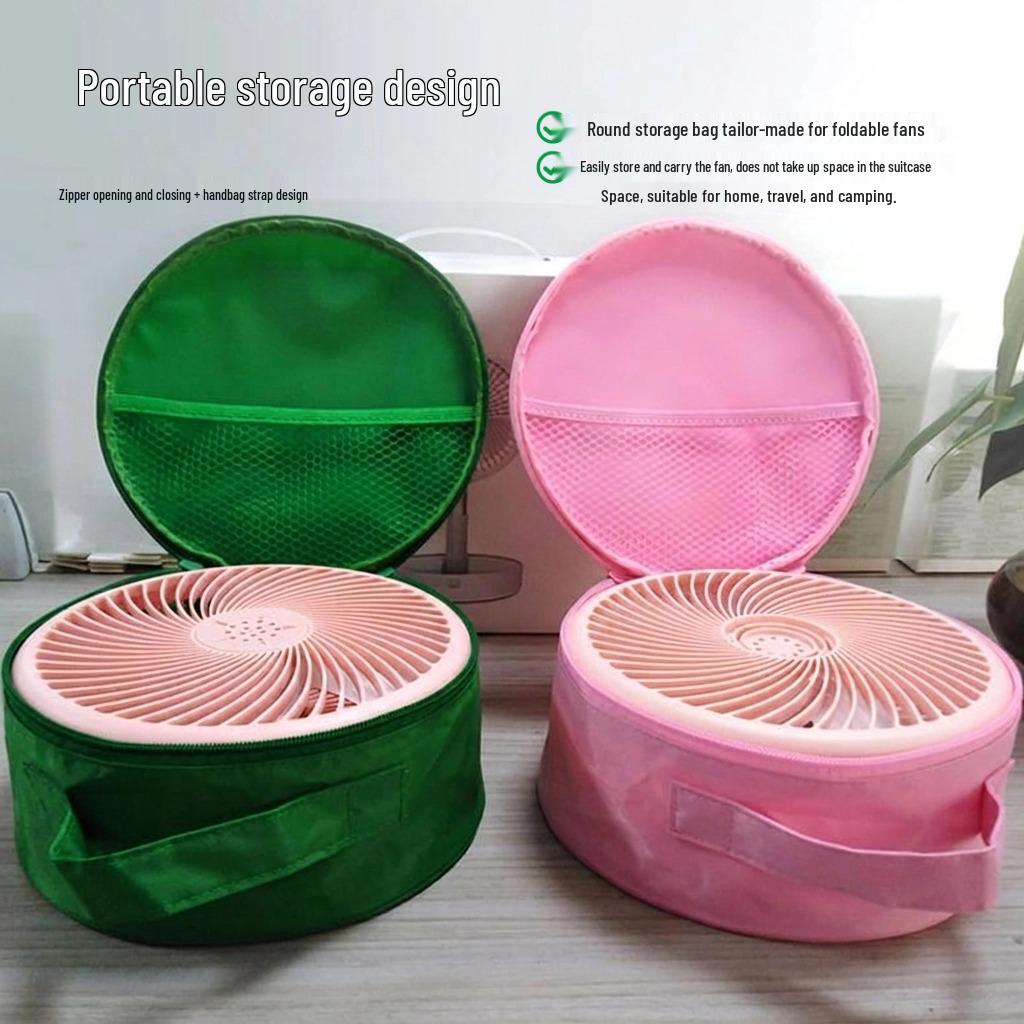 Portable USB Rechargeable Foldable Fan, Silent, Perfect for Home, Desktop, or Floor Use