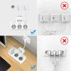 Electrical Accessory Plug Power Strip ABS+PC Multiple Overload Protection Portable Surge Protection With USB C Ports