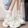 fashion girls shoes2026New spring collection: butterfly-decorated mesh sneakers, thick-soled chunky sneakers, and trendy athletic shoes for girls