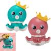 Fumane Spinning Hurricane Octopus Pink Toddler Bathroom Swimming Water Play Animal Fountain Toy, Korean Bath Toys