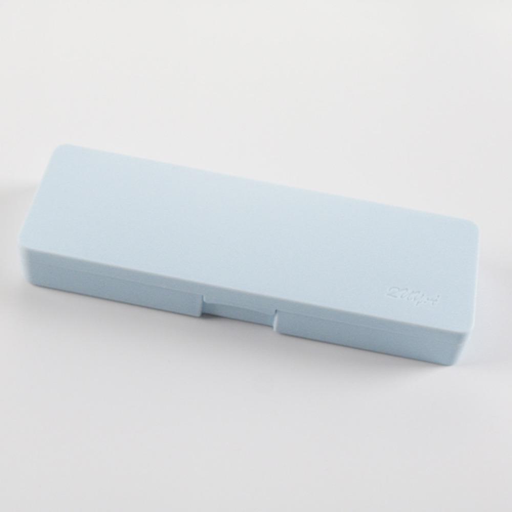 Frosted Pencil Box Plastic Stationery Storage Box School Office Supplies Pencil Case Students
