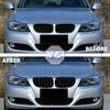 Решетка радиатора переднего бампера для BMW E92 E93 M3 2006-2009, глянцевая черная двойная линия, решетка для автомобиля, гоночные решетки, запасная часть