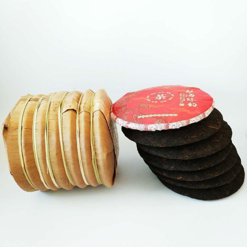 Мэнхайский спелый чай Юньнаньский чай с семью пирожными Мэнхай Чэнь Юнь спелый чай 357г/12.59унц.