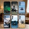Чехол для телефона Apache AH-64 Helicopter Gunships Для Samsung S25,S24,S21,S22,S23,S20,Ultra,S26,Plus,Fe,Note,5G Черный Чехол