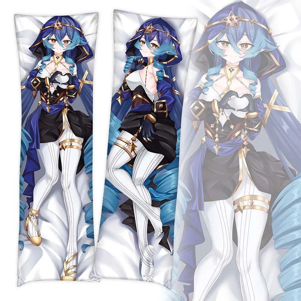 Чехол для подушки Game Genshin Impact Keqing Dakimakura Zhongli, костюм для тела, подушка, двусторонняя наволочка