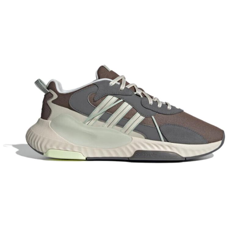 adidas Оригинальные кроссовки Hi-Tail в стиле ретро, удобные, средней высоты, повседневные, для бега, унисекс, коричневые, белые, JH7362