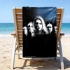 proof beach towel with a Final Destination Bloodlines1 pattern - soft,absorbent,quick-drying,machine washable - perfect for swimming,camping,bathing