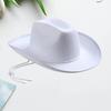 Cowboy Hat Trendy Wide Brim Comfy Women Hat Outdoor Camping Mountaineering Fishing Hat Sun Hat Costume Accessories