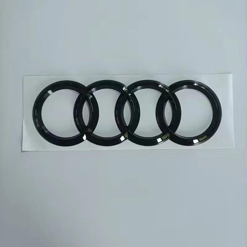 6pcs/set For Audi Q8 front and rear four-ring logo badge 2018-2024 Sline side label Quattro tail label 3D letter car sticker