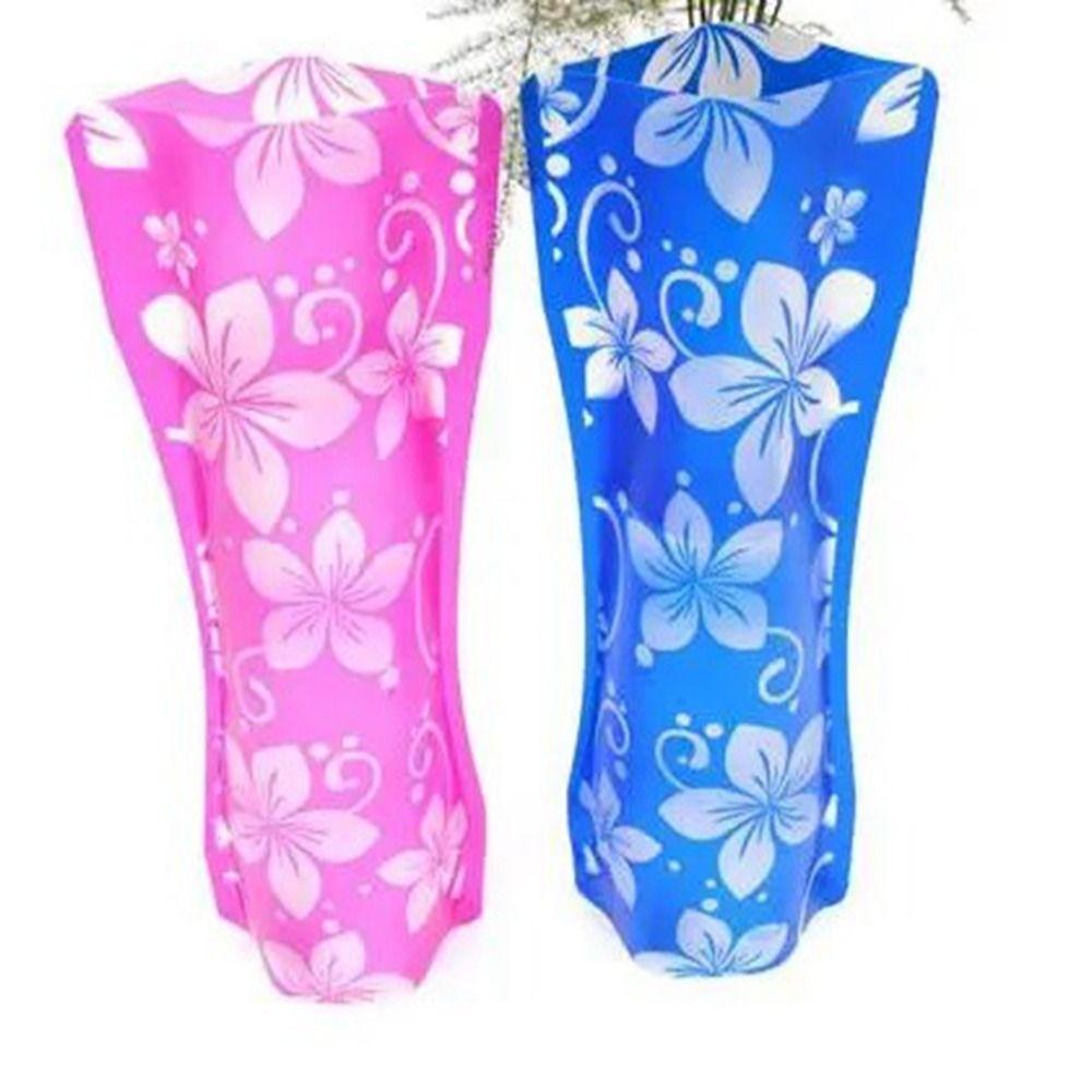 Мультяшная ваза для цветов, складная, многоразовая, удобная для хранения, симпатичная, складная ваза из ПВХ, цвет случайный, креативная, прочная, для свадебной вечеринки, настольная