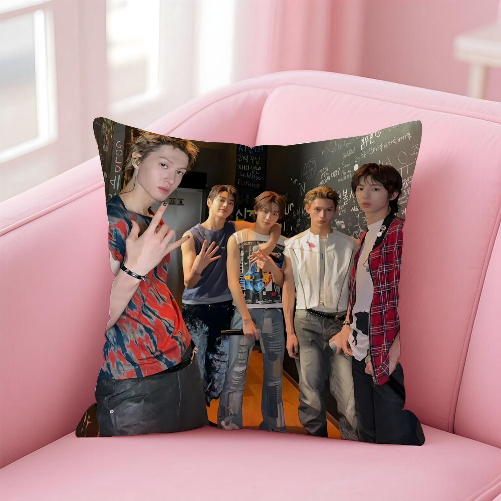 Korean Handsome Boy Group CCortis Cushion Cover Pillow Case Soft Skin Friendly Fabric Concealed Zipper