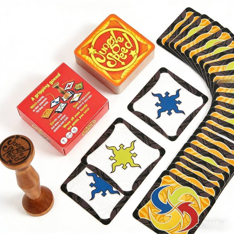 Карточная игра Jungle Speed с быстрыми совпадениями для семейных встреч
