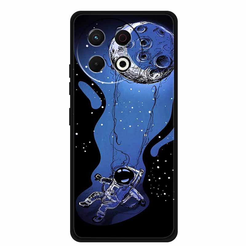 Чехол для телефона Tecno Spark 30 Pro 4G Задняя крышка 6.78" Черный Силиконовый Мягкий Чехол для Tecno Spark 30 Pro Чехол Spark30 Pro Сумка