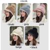 Soft Duck Tongue Cap Fluffy Plush Winter Hat Fashion Visors Hat  Women Girl