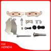 Комплект передних и задних тормозов для мотоцикла NISSIN HONDA CR125R CR250R CRF250X CRF450X Винт суппорта Пружина Тормозные колодки Ремонт тормозного цилиндра