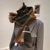 Korean Version of Imitation Cashmere 2023 New Scarf, Neck Unisex Autumn and Winter New Scarf Shawl for Men and Women