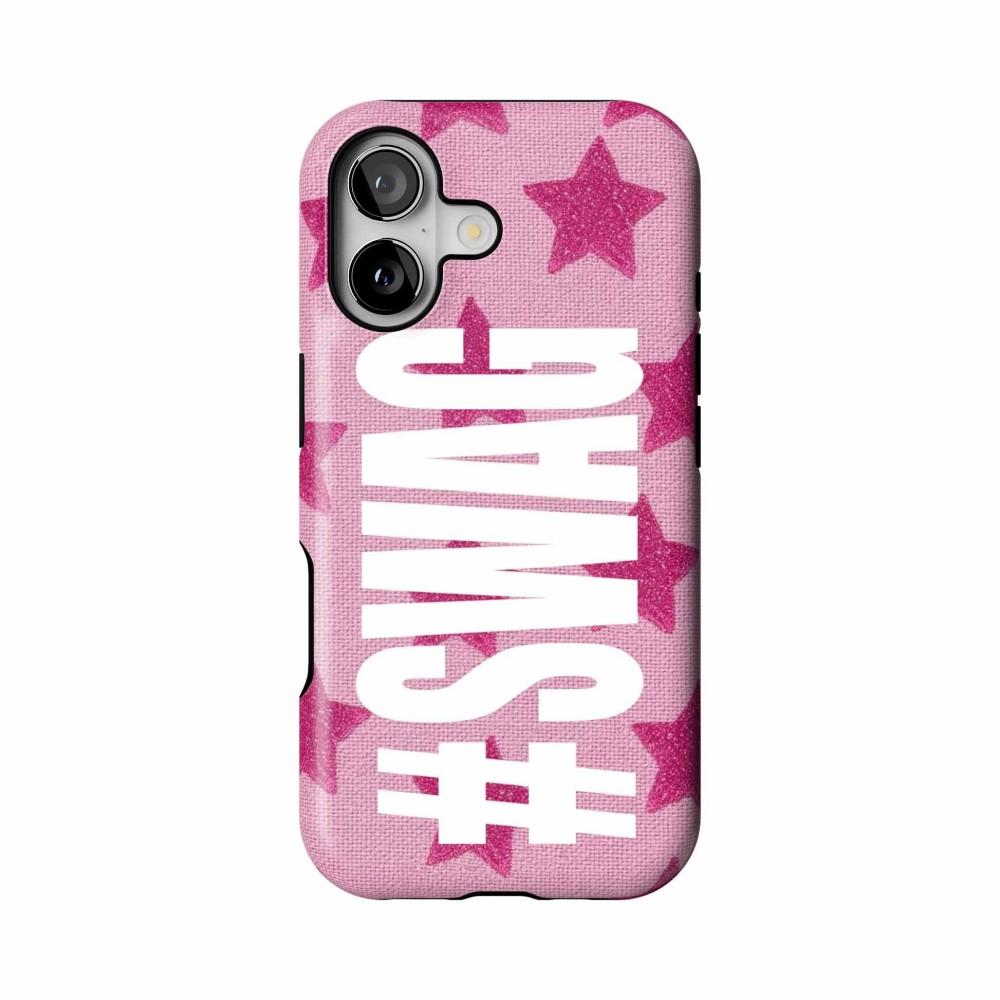 Clmj Корейский SWAG Чехол для телефона для iPhone 17 16e 16 15 14 13 12 11 X XS XR XSMAX 7 8 Air Pro Max Plus Роскошный Двухслойный