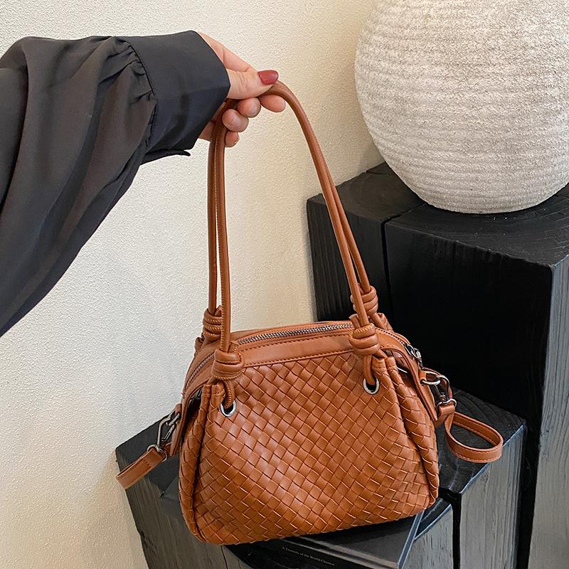 Лето новый ветер тканый B домашняя хозяйственная сумка портативная на плечо через плечо женская сумка