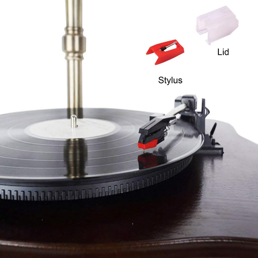 Иглы для проигрывателей виниловых пластинок, Replacement Needles for Record and Phonographs 4-Pack Players, Turntables, (красный)