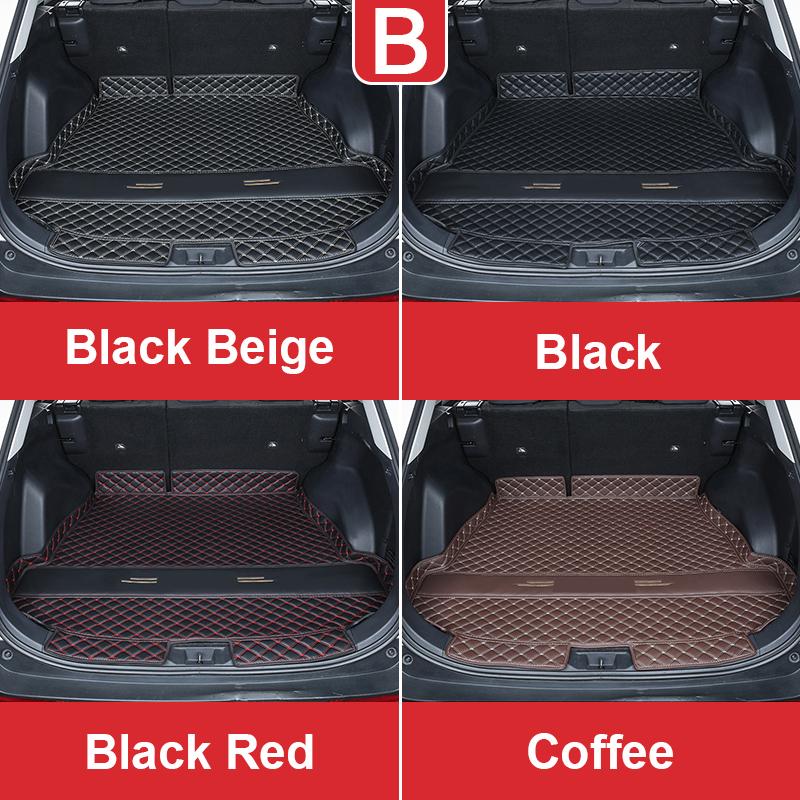 Для Toyota RAV4 XA50-2022 2023 изготовленные на заказ коврики в багажник, кожаные прочные подкладки для багажника, коврики для багажника, задний интерьер