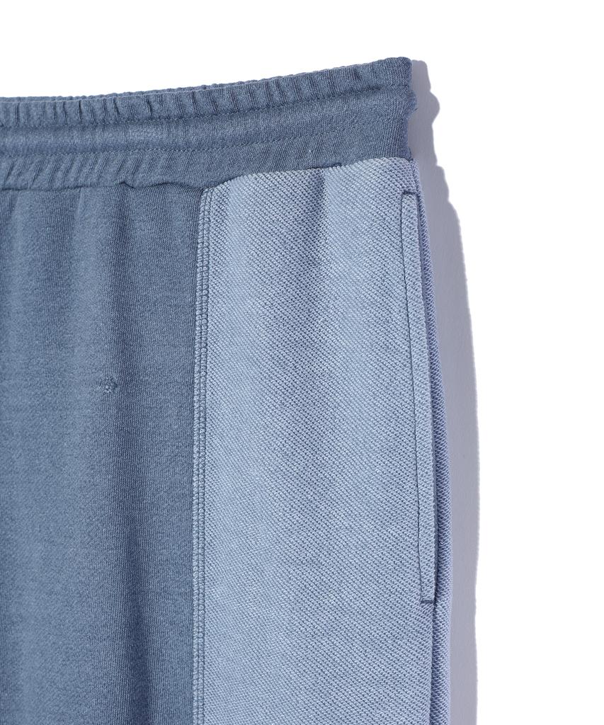 CRITIC Incision Pigment Jogger Sweatpants Blue