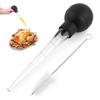 Multipurpose Turkey Flavor Injector Home Cook Turkey Seasoning Injector with Clean Brush Easy To Clean And Store