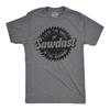 Mens Funny T Shirts Sawblade Love The Smell Of Sawdust In The Morning Sarcastic