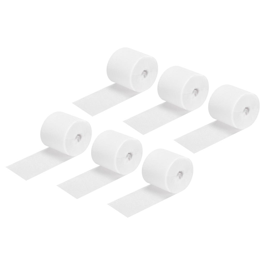 3/6pcs Vibrant Crepe Paper Streamers Party Streamer Decorations 1.37" for Various Birthday Party Wedding Festival Decorations