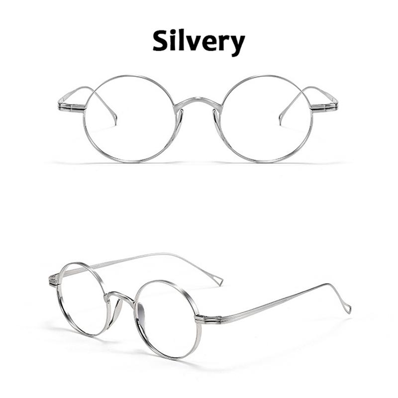 Японский стиль ручной работы реплика ретро круглые очки оправа KMN99 мужские чистый титан очки роскошные анти синий свет очки