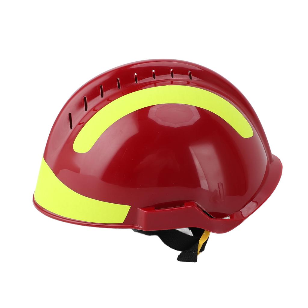 Rescue Safety Helmets Heat Resisting Shock Resistance Adjustable Vented Rescue Hard Hat for Fire