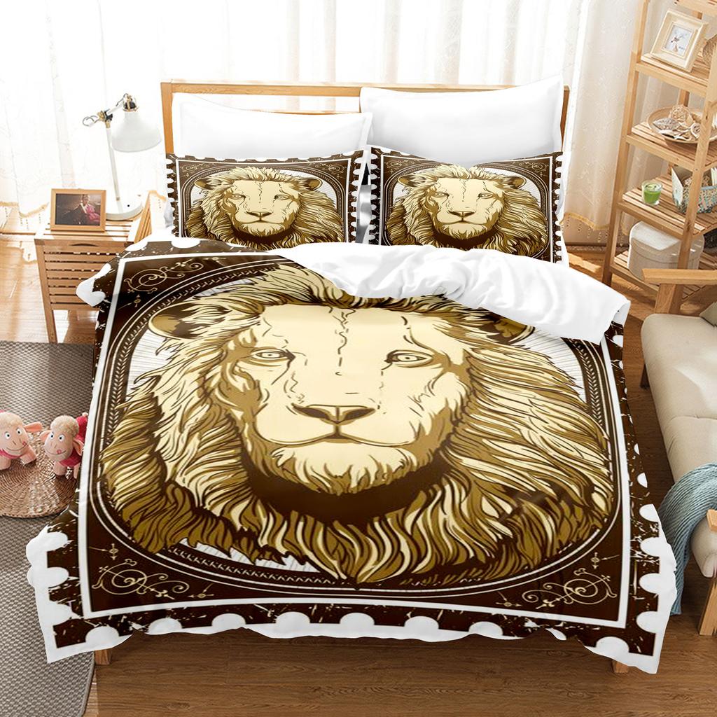 Vintage Pop Goth Reaper Skull Punk Rock Bedding Digital Printing Polyester Cotton Three-Piece Set