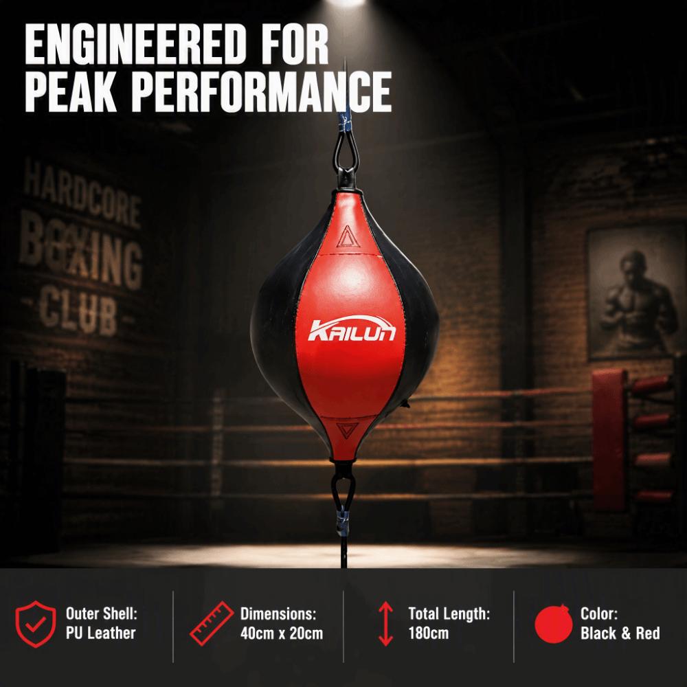 PU Outer Material Punching Training Ball Two Tone Color Option Boxing Reaction Ball Home Gym Use