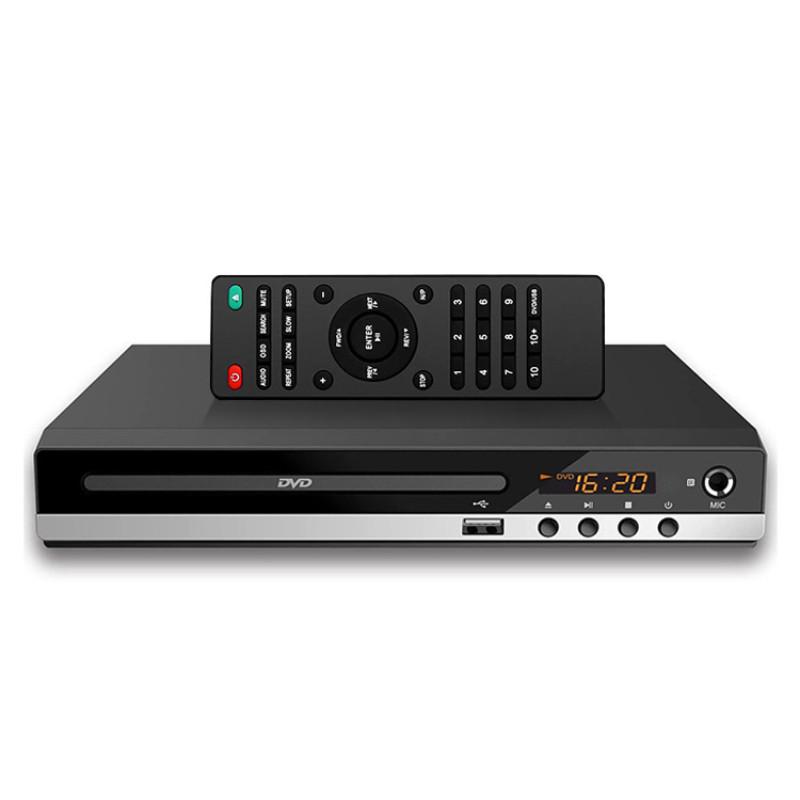 1080P DVD-плеер HD Защита глаз Интеллектуальная коррекция ошибок EVD Студенческий бытовой CD-плеер Новый 223*193*45 мм